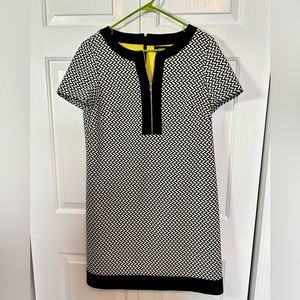 Tahari Zip Front Knee-Length Dress